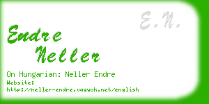 endre neller business card